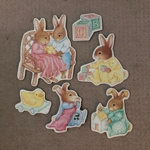 Baby Bunny Nursery Wall Decor